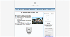 Desktop Screenshot of churchofchristws.com